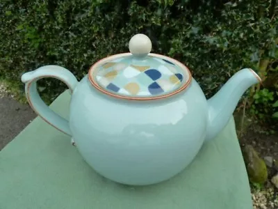 Buy Denby Heritage Pavilion Accent 2.5 Pint Tea Pot Discontinued Exc. Cond. • 49£