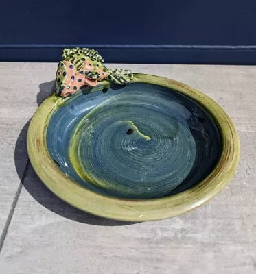 Buy Vintage Josie Walter Studio Art Pottery Fish Bowl Dish Plate Retro Hand Made • 60£