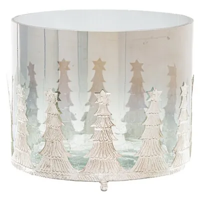 Buy Hill Interiors The Noel Collection Crackle Effect Christmas Candle Holder HI4592 • 9.65£