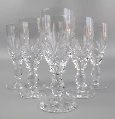 Buy Sherry Vodka Shot Glasses X 6. Cut Crystal Glass. Top Quality. Footed. 50ml • 29.99£