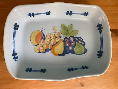 Buy Buchan Brittany Stoneware Oblong Ovenproof Fruit Design Dish - Pre Owned • 4.99£