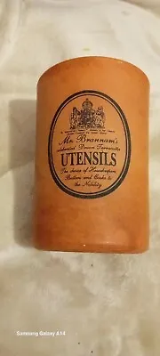 Buy Mr Brannams Terracotta Utencils Jar Approx 14 Cm Tall • 4.99£