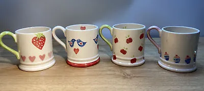 Buy 4 X Emma Bridgewater Pottery Cafe Mugs • 17.99£
