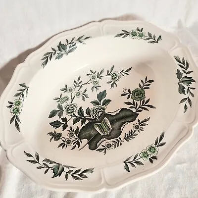 Buy GREEN LEAF WEDGEWOOD WEDGWOOD 10  Decorative Vintage Serving Dish Plate • 26.60£