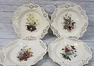 Buy Royal Cream Ware The Floral Gift Limited Edition Plates X4. PB • 30£