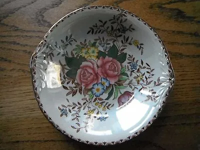 Buy (c) Vintage Maling 'Rosalind' Lustre Bowl 7 1/2 X Wide. Lovely Bowl. Pink Roses. • 8.99£