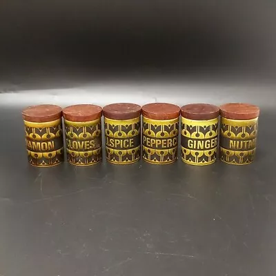 Buy Vintage Hornsea Pottery Spice Jar Set Heirloom Green Lakeland X6 RMF07-SJT • 7.99£