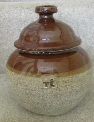 Buy Large Vintage 1970/1980s Tregaron Pottery Welsh Studio  - Te (Tea) Container • 29.99£