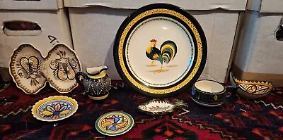 Buy Henriot HB Quimper Ware Vases Plates Bowl Plaque Dish Tulip Breton Pottery • 10£