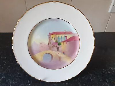 Buy RARE 1920s ROYAL DOULTON HANDPAINTED CONTINENTAL SCENE PLATE SIGNED W HODKINSON • 39.99£