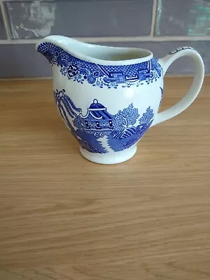 Buy Woods Ware Willow Jug. Blue And White. Excellent Condition. • 18.99£