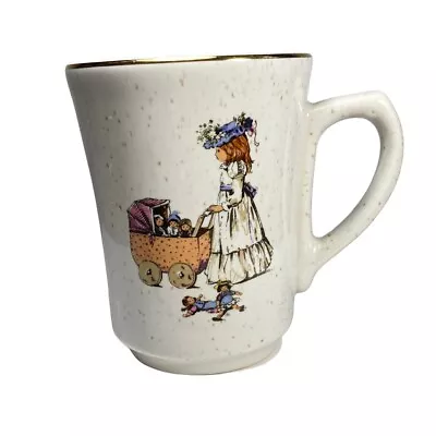 Buy Vintage Kernewek Pottery Child's Mug Cup, Victorian Girl & Pram • 9.99£
