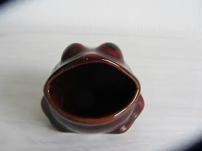 Buy Denmead Pottery Frog Vintage Brown Good Condition • 10£