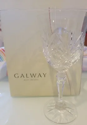 Buy Galway Irish Crystal KYLEMORE Red WINE 10501 24% Lead Crystal Box Of 4 NIB • 35.58£