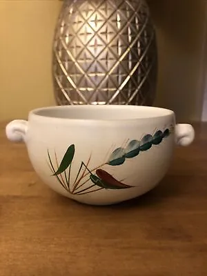Buy Rare Vintage Signed-denby  - Greenwheat  - Soup Bowl-signed- A College • 25£