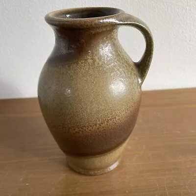 Buy Bay Keramik Handle Vase 651-14 Brown & Beige Interiors 14 Cm X 6 Cm West German • 19.28£