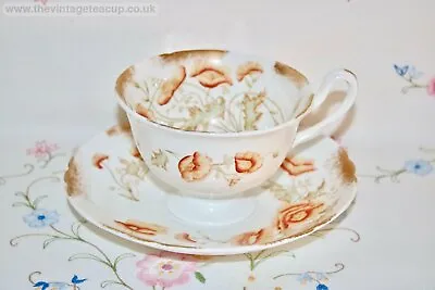 Buy Antique C1890 LARGE Breakfast Cup Wileman Foley Tea Set Shelley China Poppies • 40£