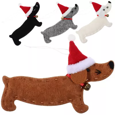 Buy Cute Dog Ornaments For Christmas Tree, Set Of 4 Party Decorations • 9.65£