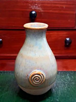 Buy Stunning Sacred Water-Irish Pottery Small Vase Posy Deco Handmade Ireland • 14.99£