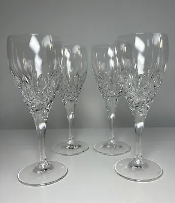 Buy 4 Edinburgh Crystal “DUET” Wine Glasses – 18cms (7″) Tall - Signed • 45.95£