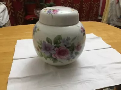 Buy Vintage Ceramic Sadler Charisma Ginger Jar Hand Made Floral Design  • 7£