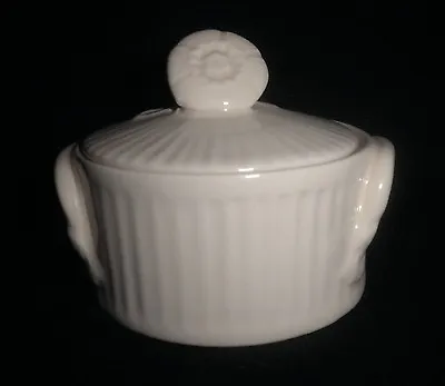 Buy Vintage Hartley Greens & Co Leeds Pottery Creamware Small Lidded Trinket Pot • 7.99£
