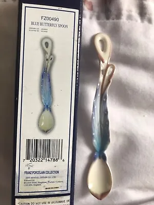 Buy Franz Blue Butterfly Spoon. Boxed. FZ00490 • 8.99£