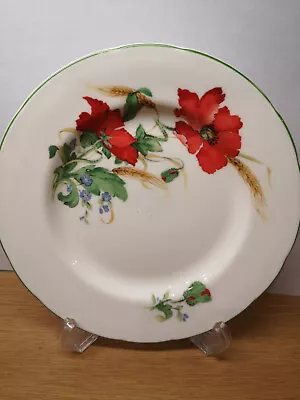Buy Duchess Fine Bone China Side Plate Cake Plate. Poppies Poppy.  Vintage NEW • 8.99£