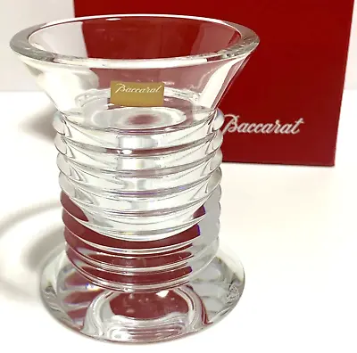 Buy BACCARAT Lalande Pencil Cup Pen Holder Vase Clear W/box USED Very Good • 146.71£