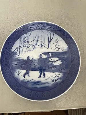 Buy Royal Copenhagen Christmas Plate 1987 - Winterbirds - Unboxed 7 Inches • 8£