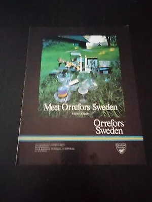 Buy 1975 Orrefors Sweden Glass Art Glasses Glassware Design Vintage Ad • 4.29£