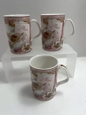 Buy Royal Albert Fine China OLD COUNTRY ROSES AFTERNOON TEA Mugs Pink Roses Set Of 3 • 26.52£