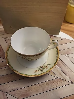 Buy Noritake Teacup And Saucer - Vintage - Floral • 14.47£