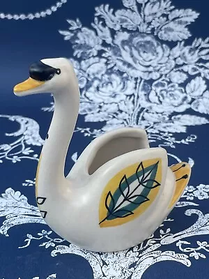 Buy Vintage 1950s Ceramic Swan.  Perfect Condition • 10£