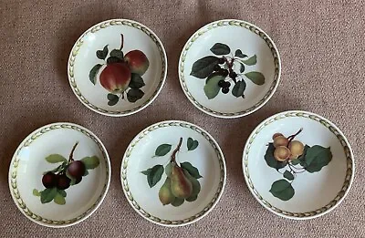 Buy 5 Queen's Fine Bone China Hookers Fruit Coasters 12cm Royal Horticultural Societ • 19.25£