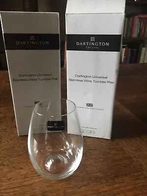 Buy Dartington Stemless Wine Glasses X4 • 12£