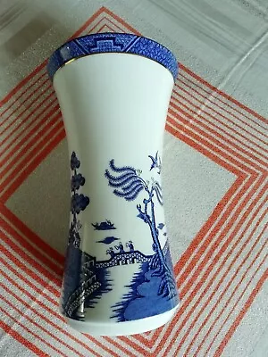 Buy Royal Doulton England Booths 'Real Old Willow' Fine China Vase 1981 9  23cm VGC  • 9.95£