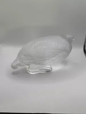 Buy Vintage Lalique Crystal Glass Partridge Quail Figurine Made In France Signed • 158.34£