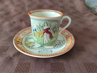 Buy Vintage Adams China Lorna Dorne Illustrated By Blackmore Small Cup & Saucer • 8.99£