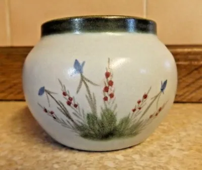 Buy Buchan Portobello Scotland Stoneware Pottery Small Bowl/Vase - Floral Motif • 12.99£