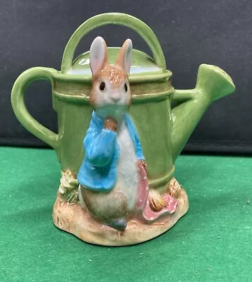 Buy Border Fine Arts World Of Beatrix Potter Peter Rabbit Watering Can Pot @damaged@ • 6.50£
