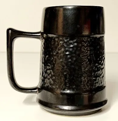 Buy Black Mug Tankard Foster's Studio Pottery Cornwall England • 14.50£