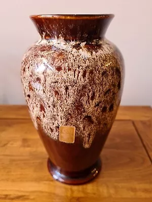 Buy Fosters Honeycombe Cornish Pottery 20 Cms High Vase • 9.99£