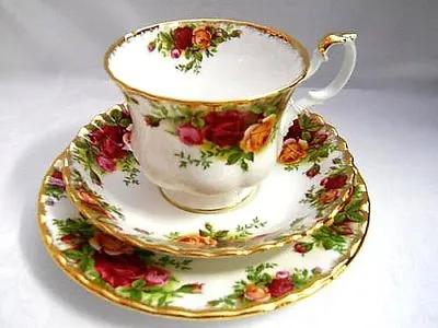 Buy Royal Albert Old Country Roses - TRIO - Made In England! • 17.99£