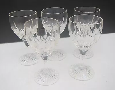Buy 5 X STUART Crystal Wine Glasses • 14.99£