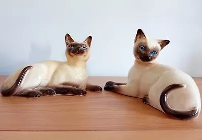 Buy BESWICK VINTAGE SIAMESE CATS, MODEL No 1558 And 1559 • 9.99£