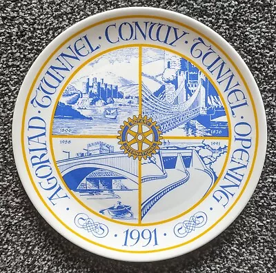 Buy Conwy Tunnel Opening 1991 Commemorative Plate • 16.50£