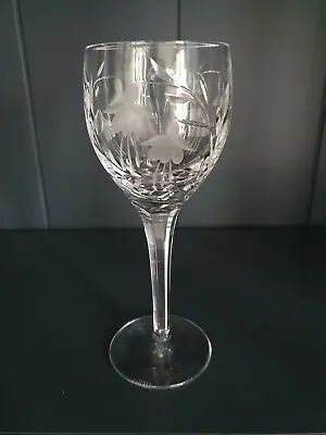 Buy Stuart Crystal Cascade Wine Glass 1st Quality Signed • 30£