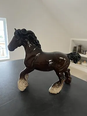 Buy Large Beswick Cantering Shire Horse. • 25£