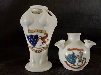 Buy Crested China - SEVENOAKS Crests - 4 Spout Vase/Art Nouveau Style Vase - Gemma . • 5£